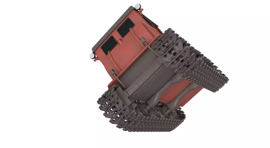 Soviet Crawler Tractor DT54 3D model_6