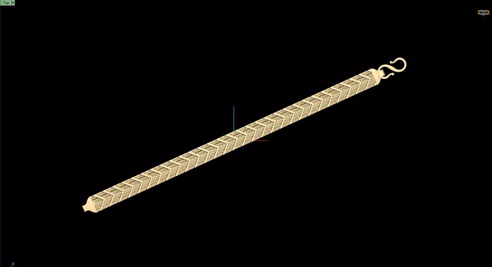 Chan Bracelet 001 3D print model_2