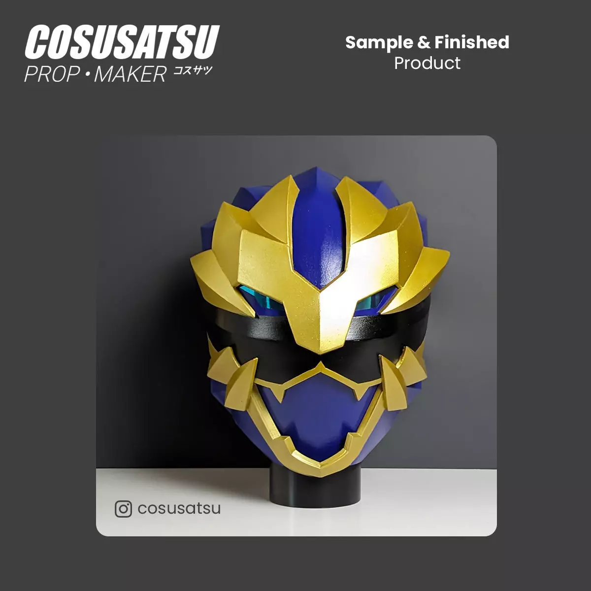 DIY Gozyuger Gozyu Leon Helmet EVA Foam Template 3D model_8