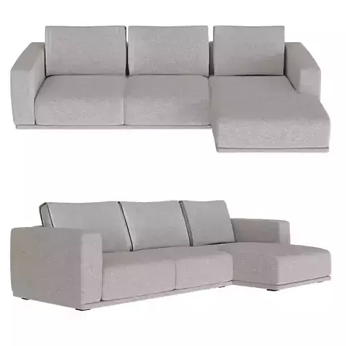 Modern Modular Sectional Sofa with Chaise