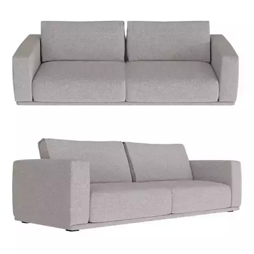 Modern 3 Seat Fabric Sofa
