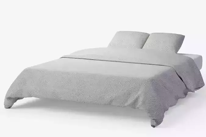 Organic Modern Geo Duvet 3D model