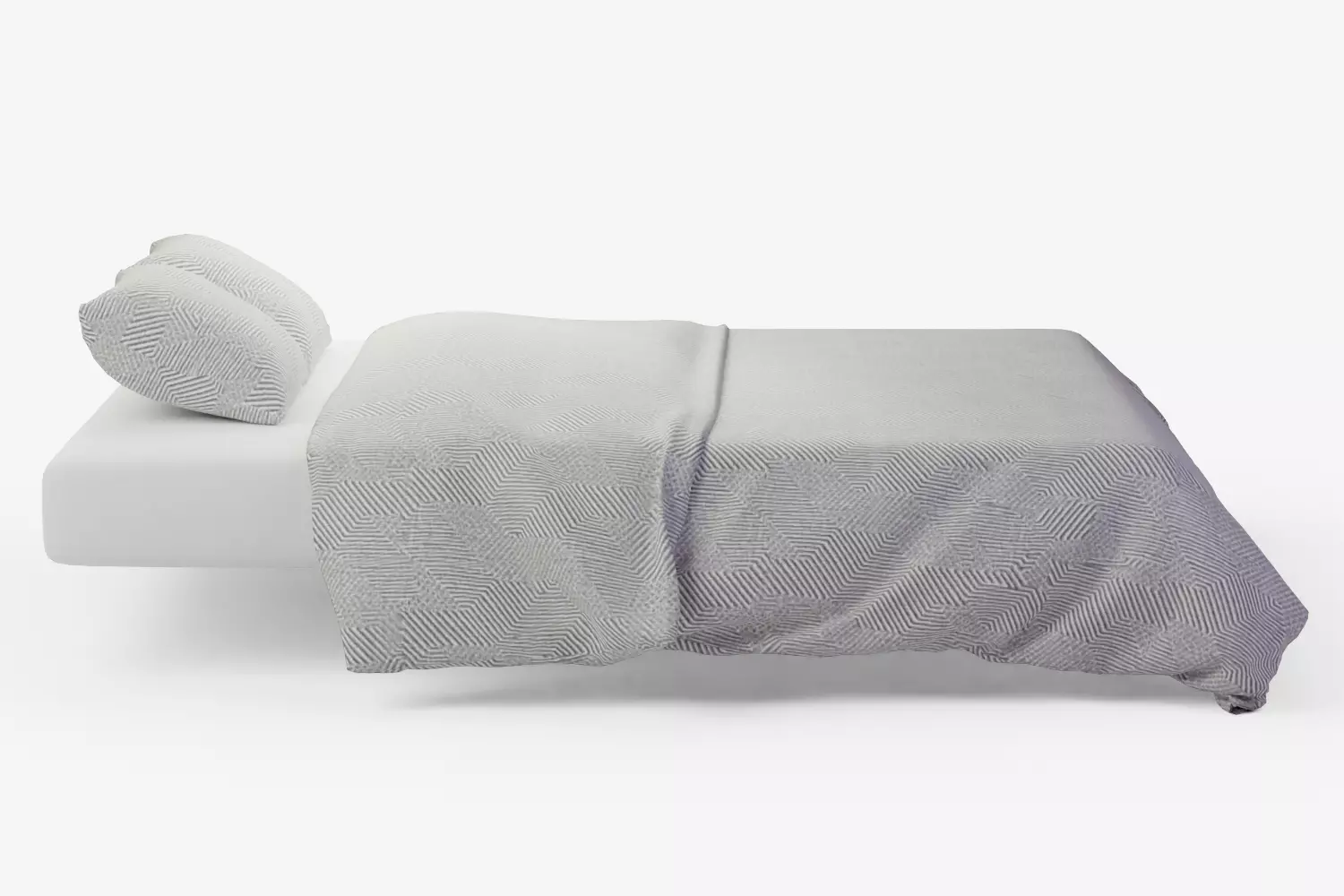 Organic Modern Geo Duvet 3D model_5