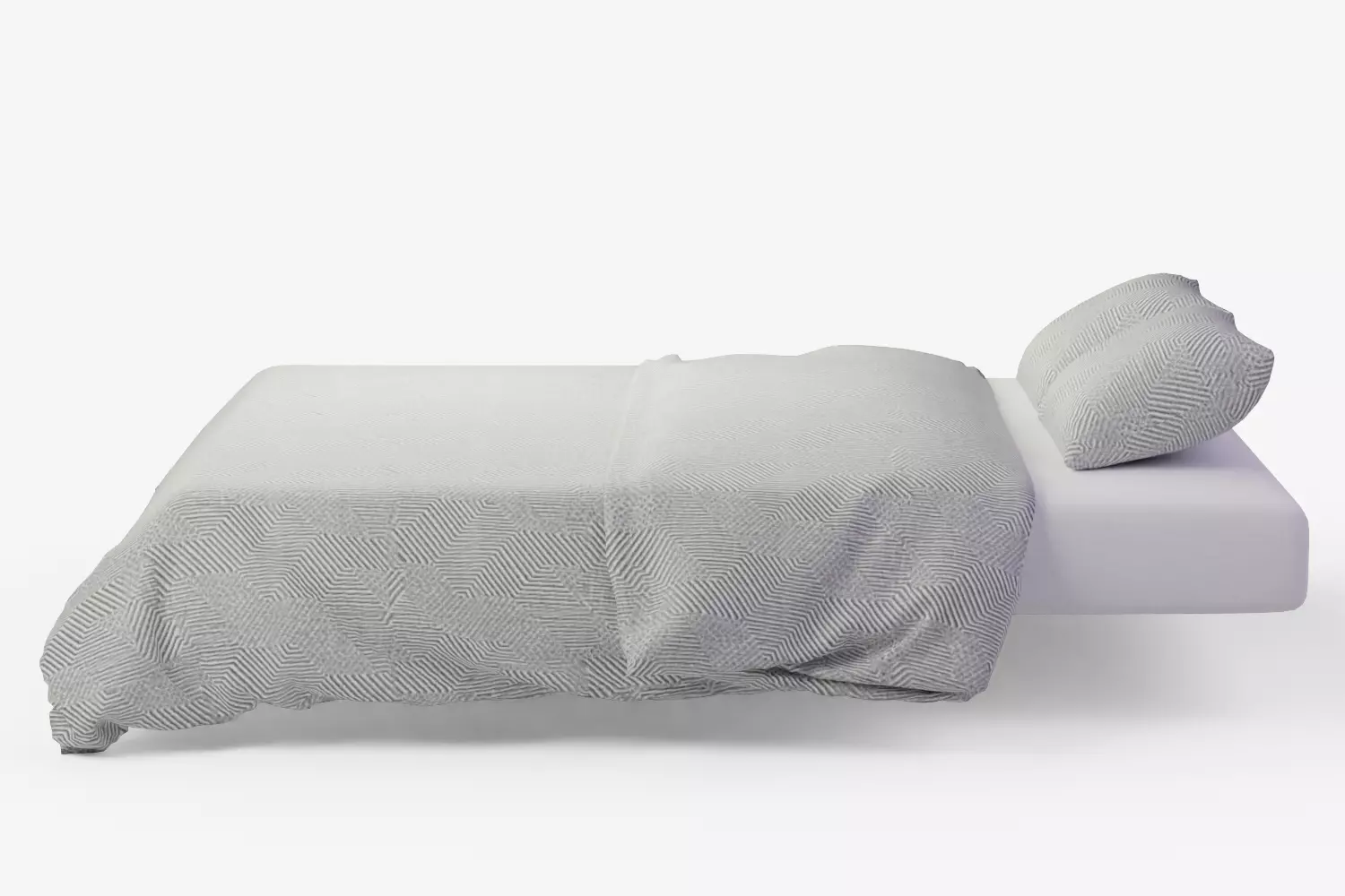 Organic Modern Geo Duvet 3D model_9