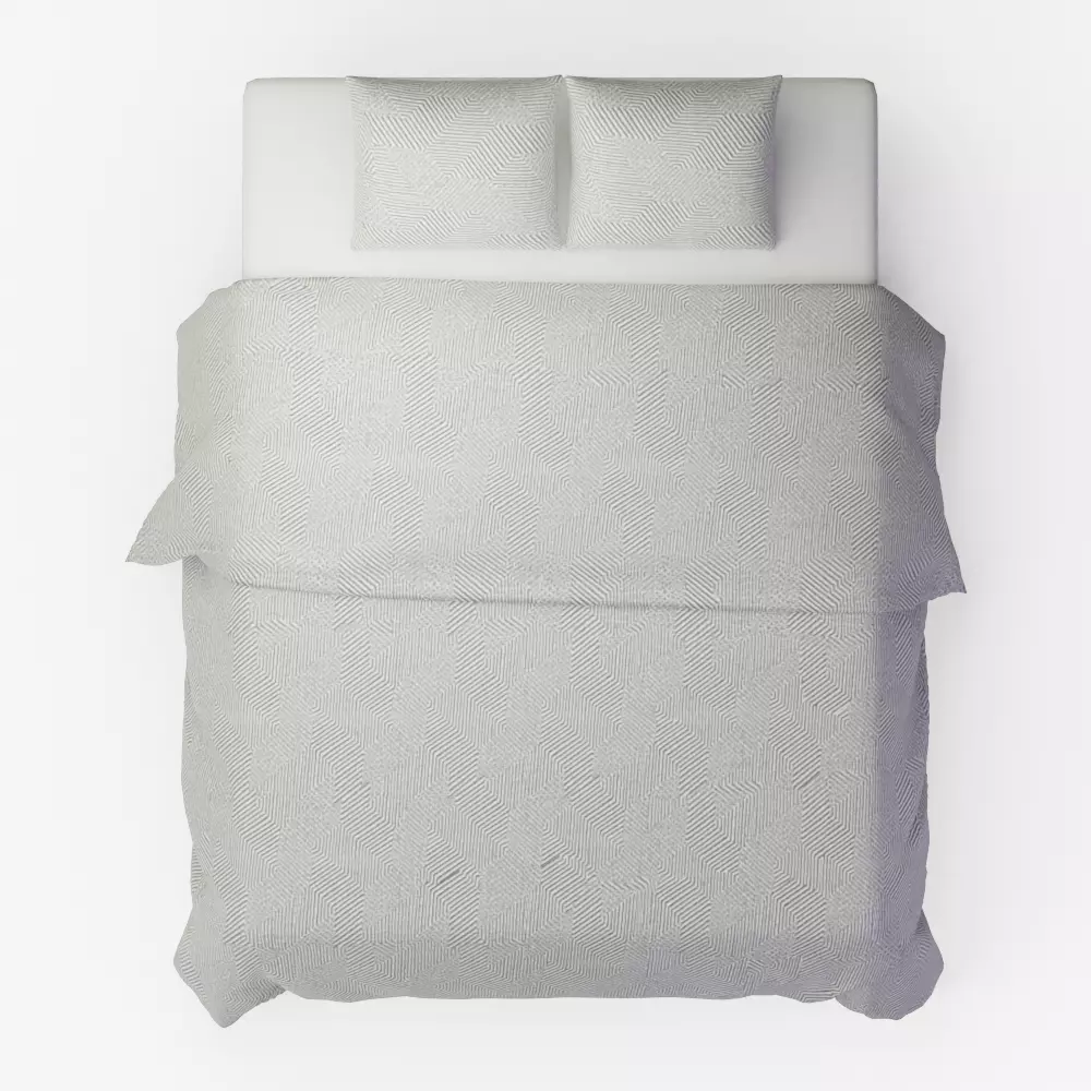 Organic Modern Geo Duvet 3D model_10
