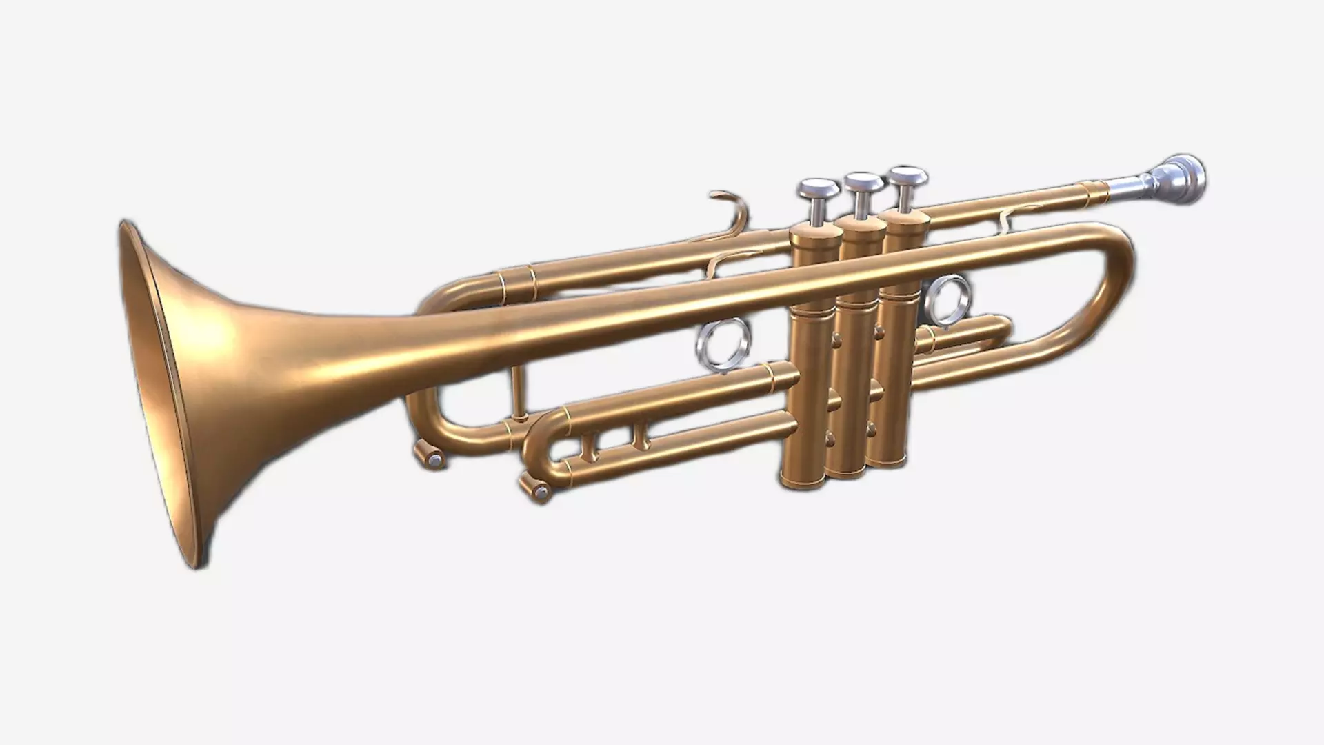 Old Musical Instruments Low-poly PBR 3D Model Collection_10