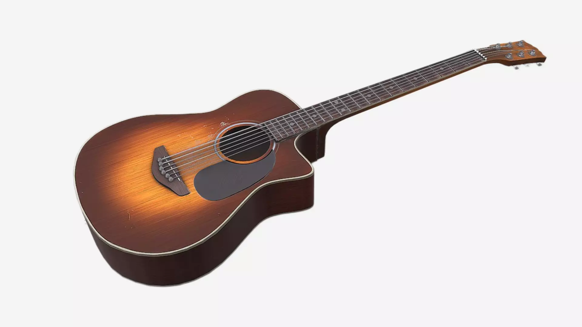 Old Musical Instruments Low-poly PBR 3D Model Collection_6