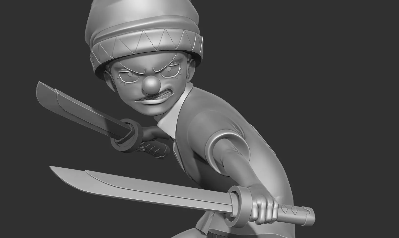 Kid Buggy - One Piece Fanart 3D print model_5