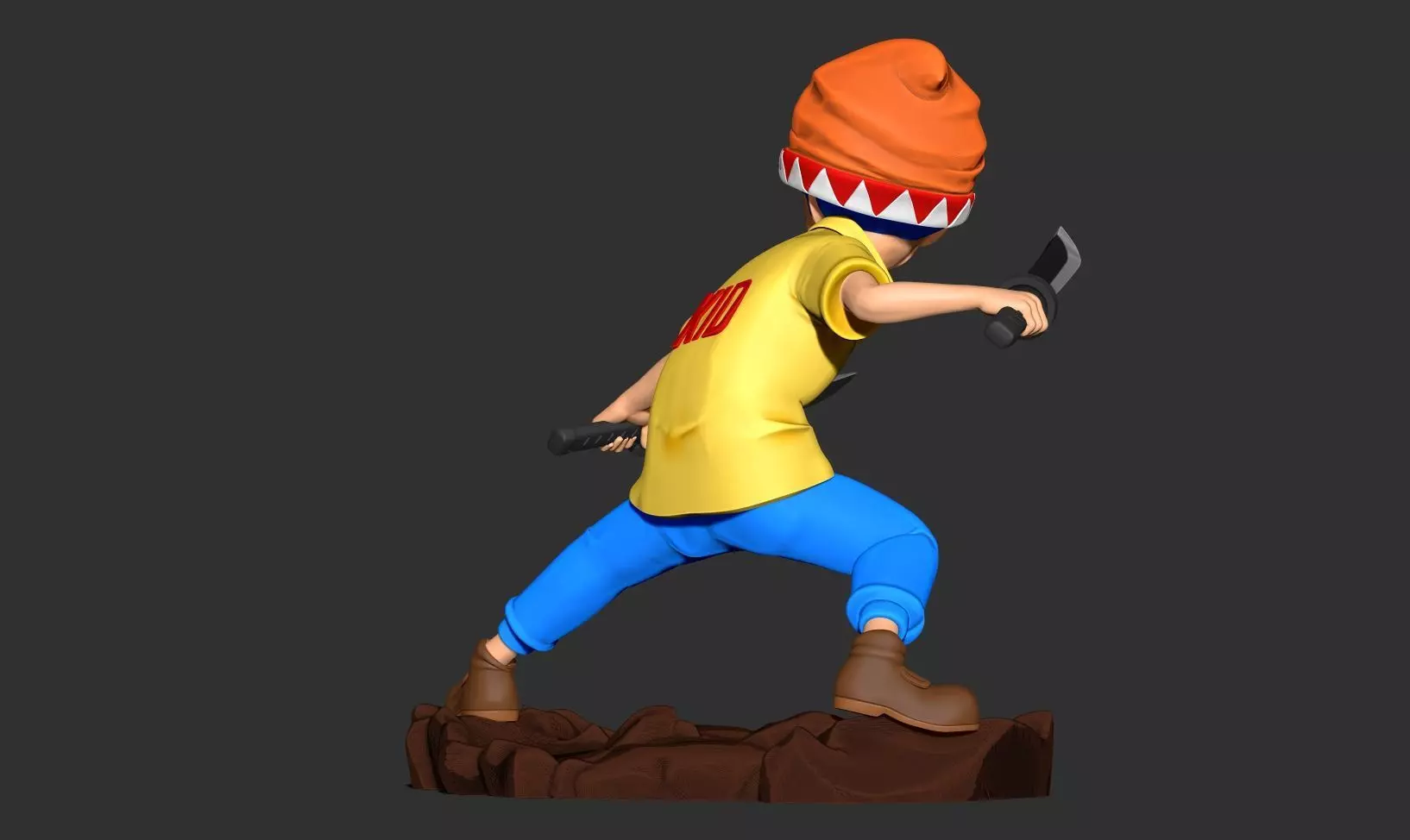 Kid Buggy - One Piece Fanart 3D print model_7