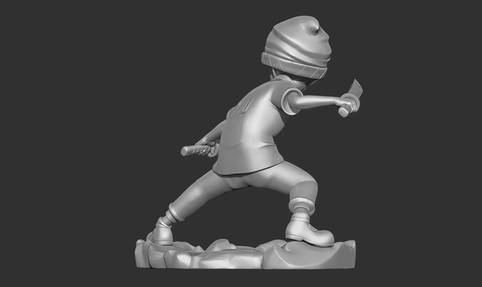 Kid Buggy - One Piece Fanart 3D print model_8