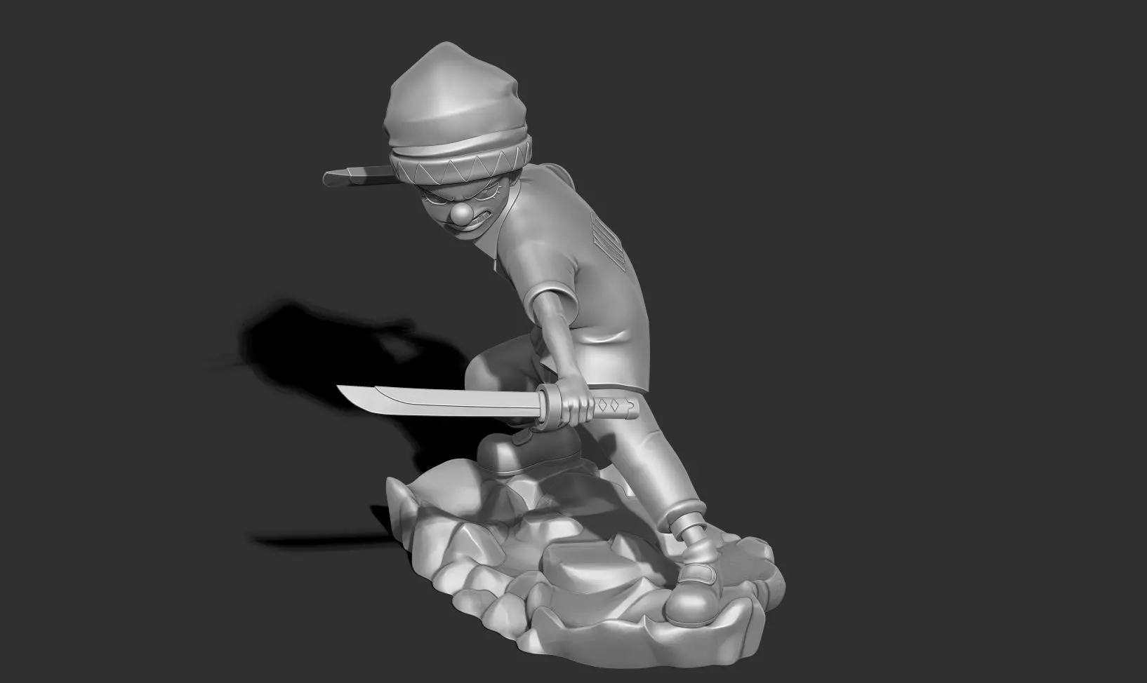 Kid Buggy - One Piece Fanart 3D print model_15