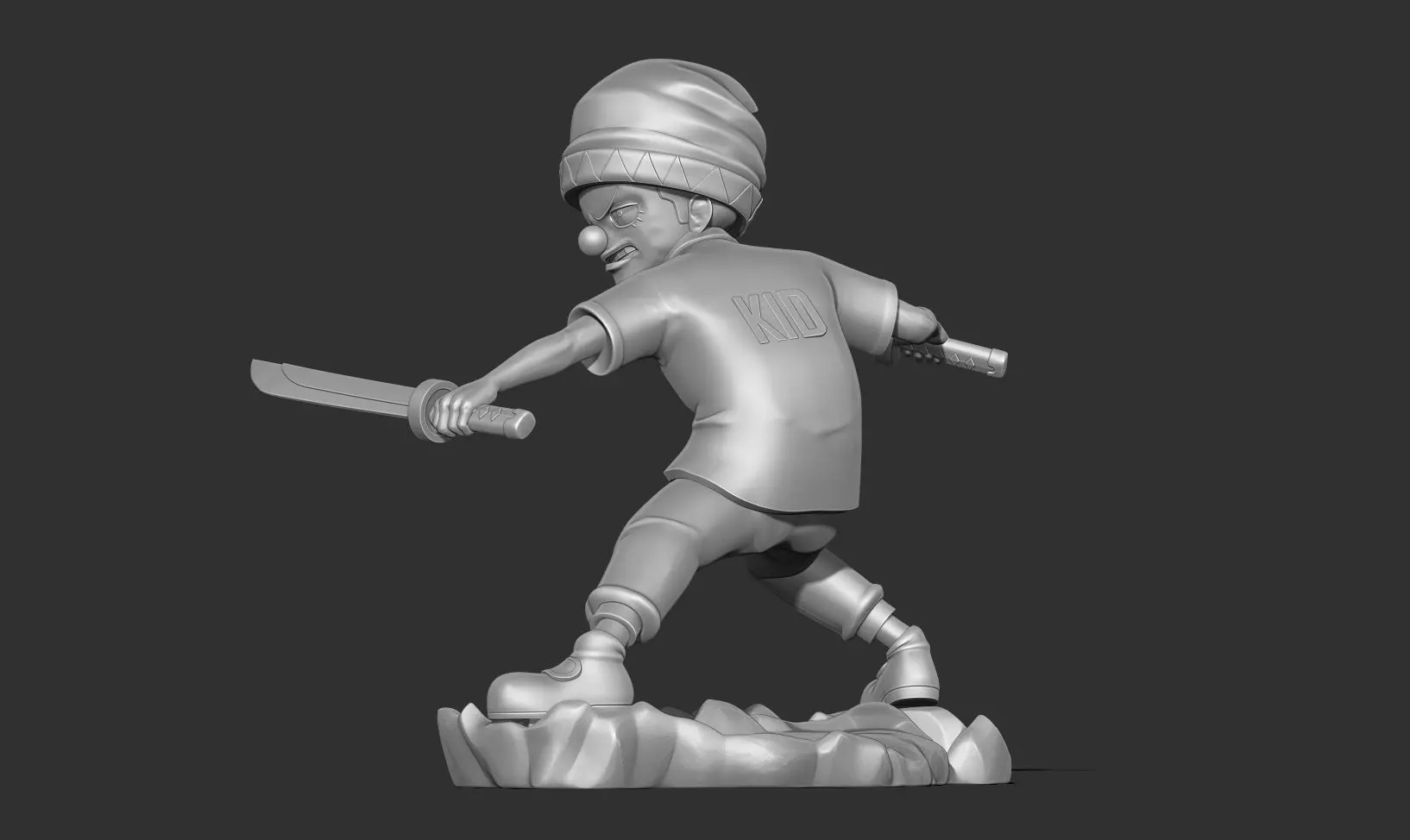 Kid Buggy - One Piece Fanart 3D print model_11