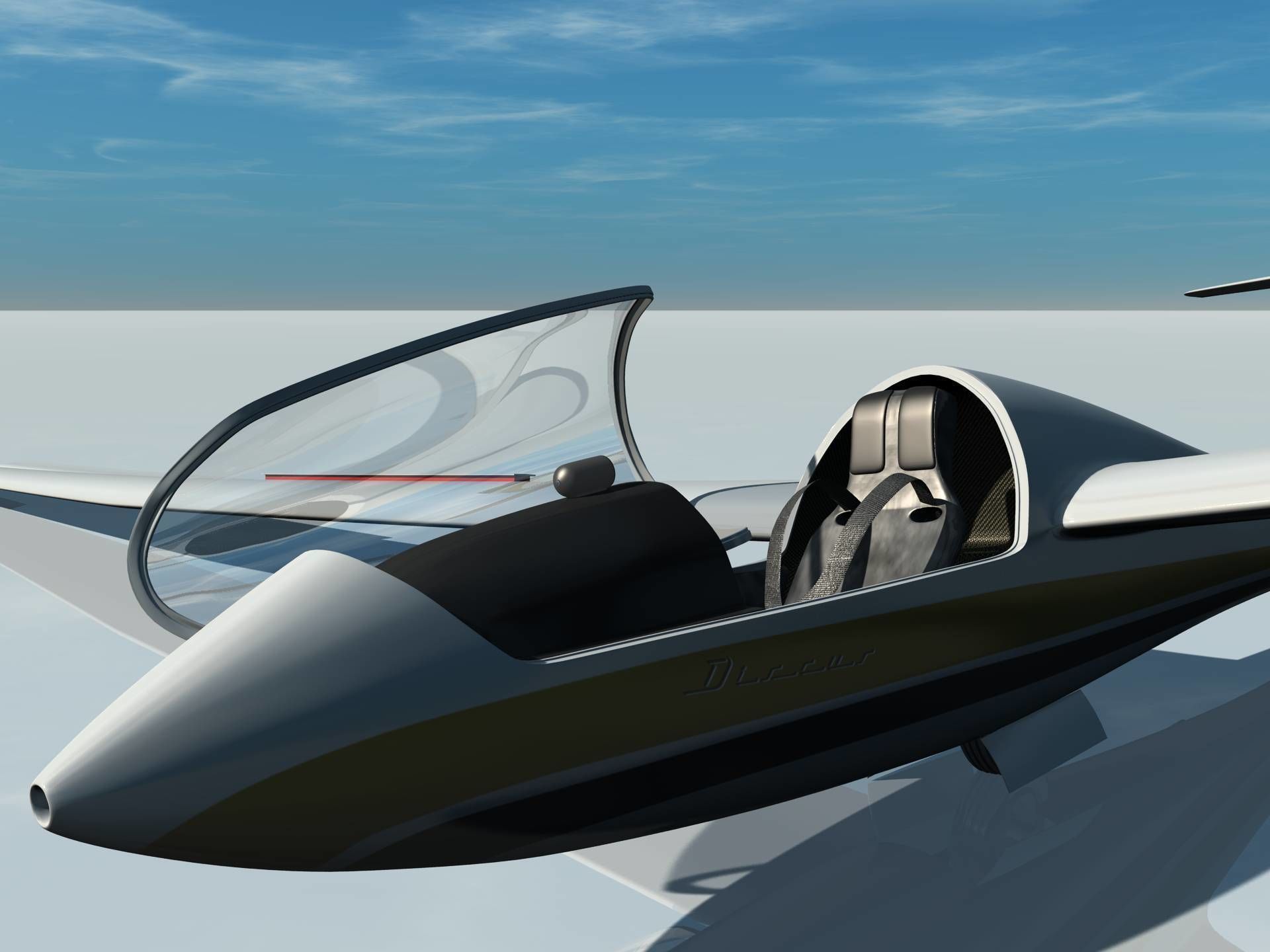 Discus Sailplane 3D model_40