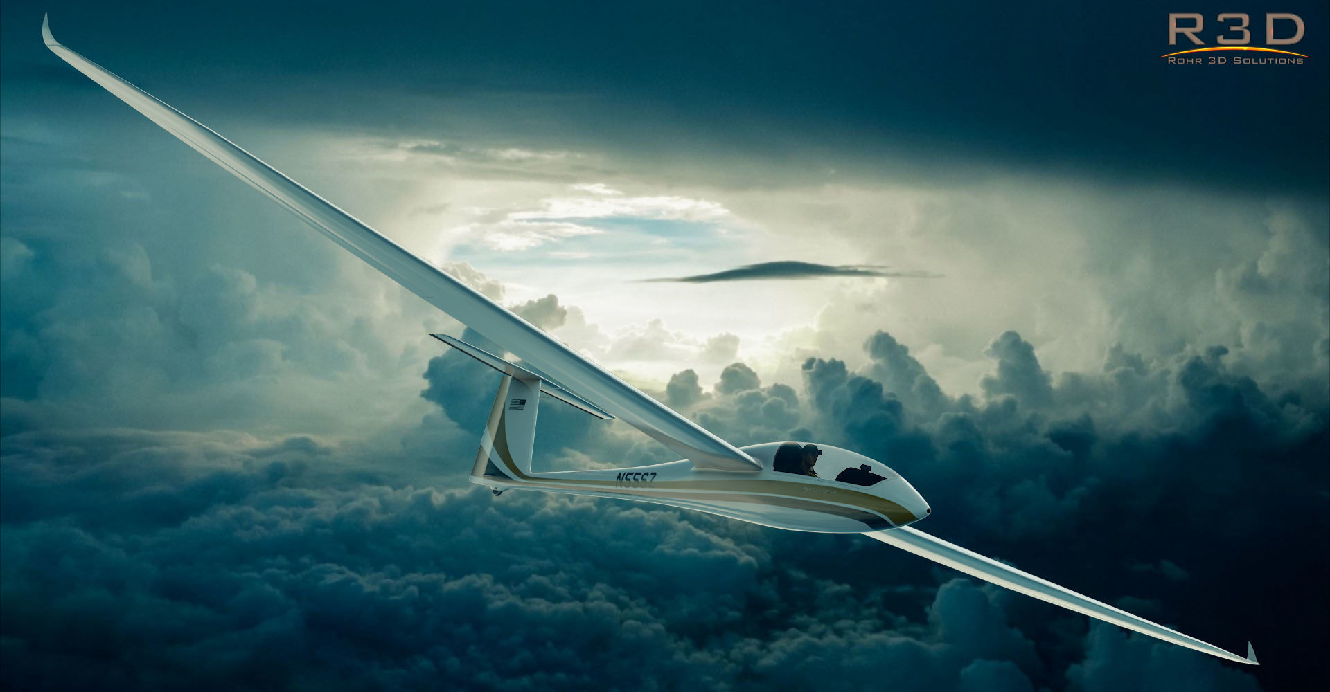 Discus Sailplane 3D model_42