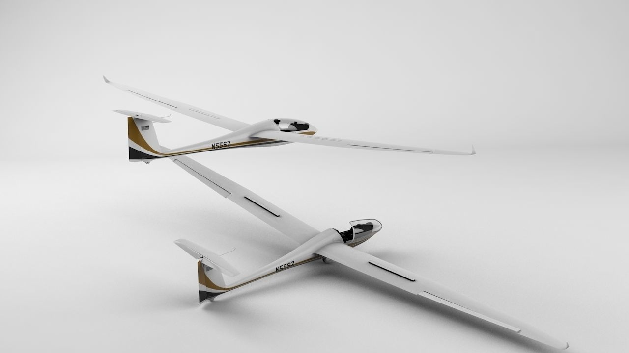 Discus Sailplane 3D model_15