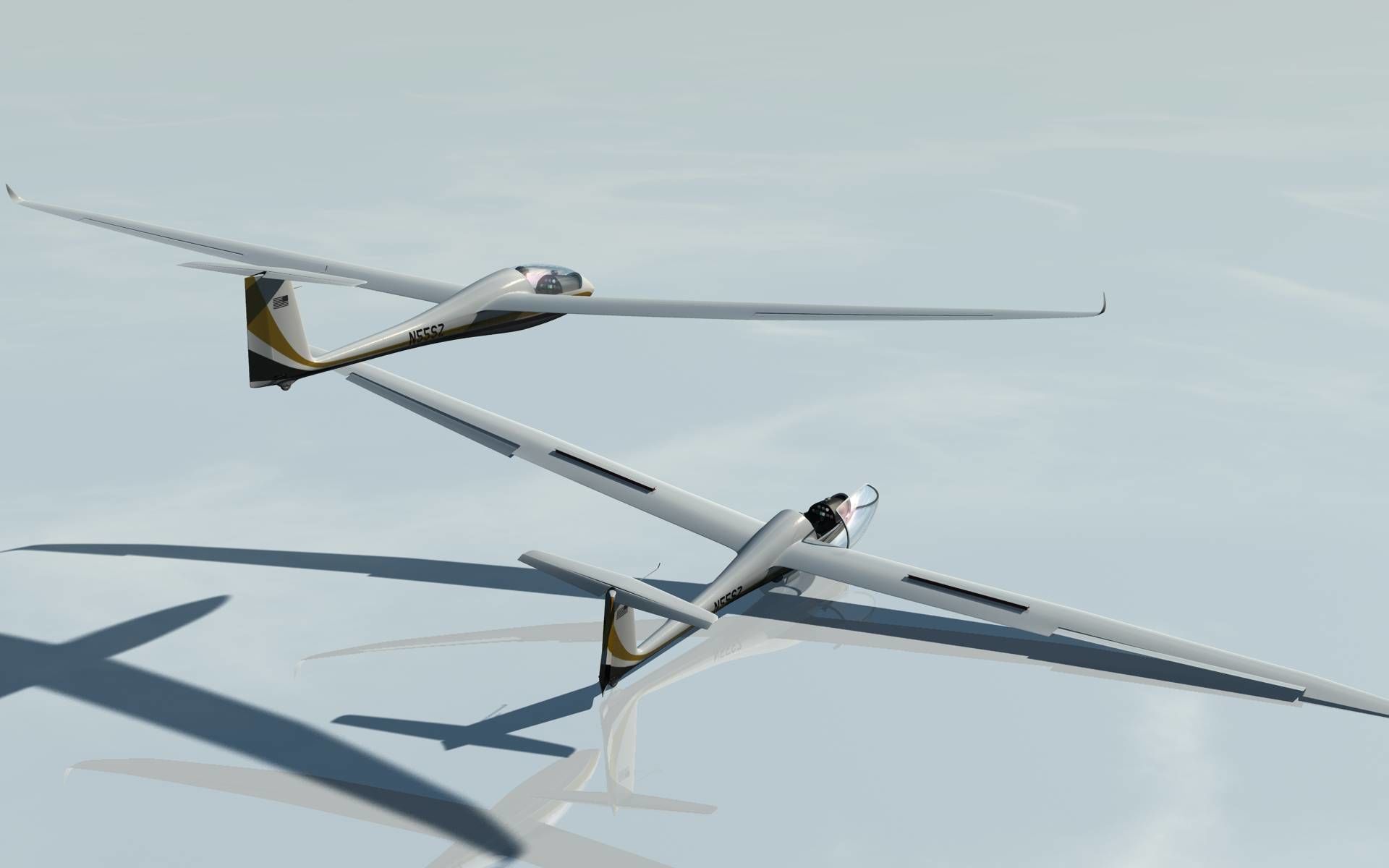 Discus Sailplane 3D model_38