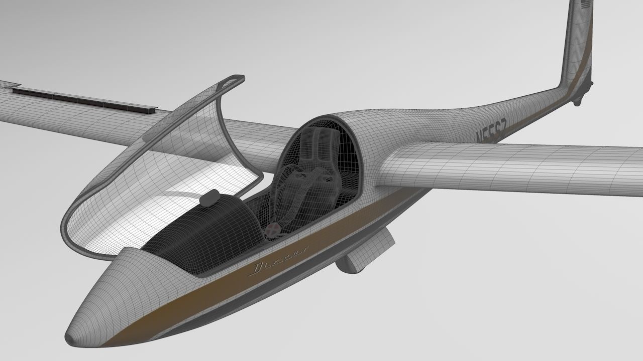 Discus Sailplane 3D model_30
