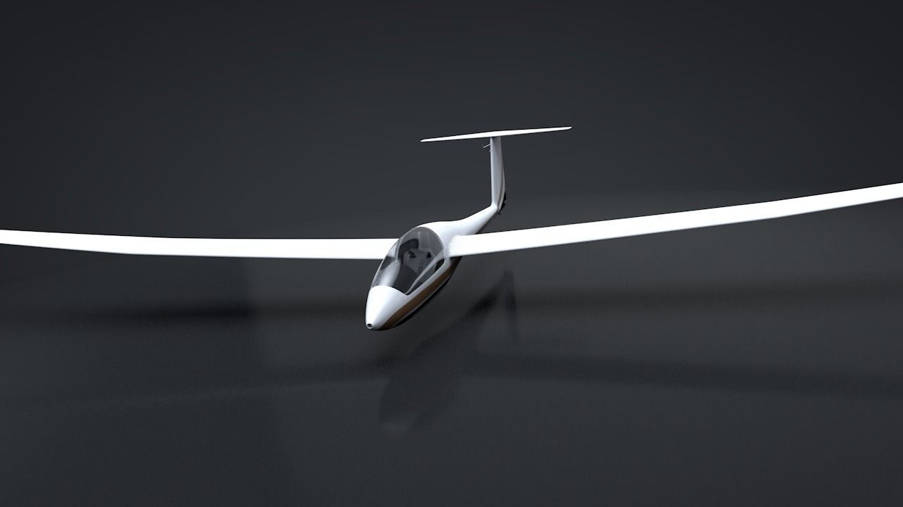 Discus Sailplane 3D model_3