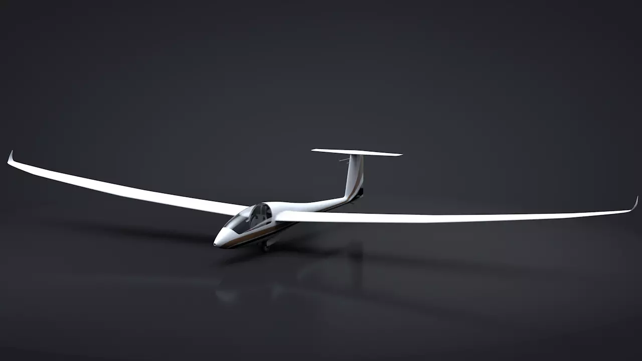 Discus Sailplane 3D model_0