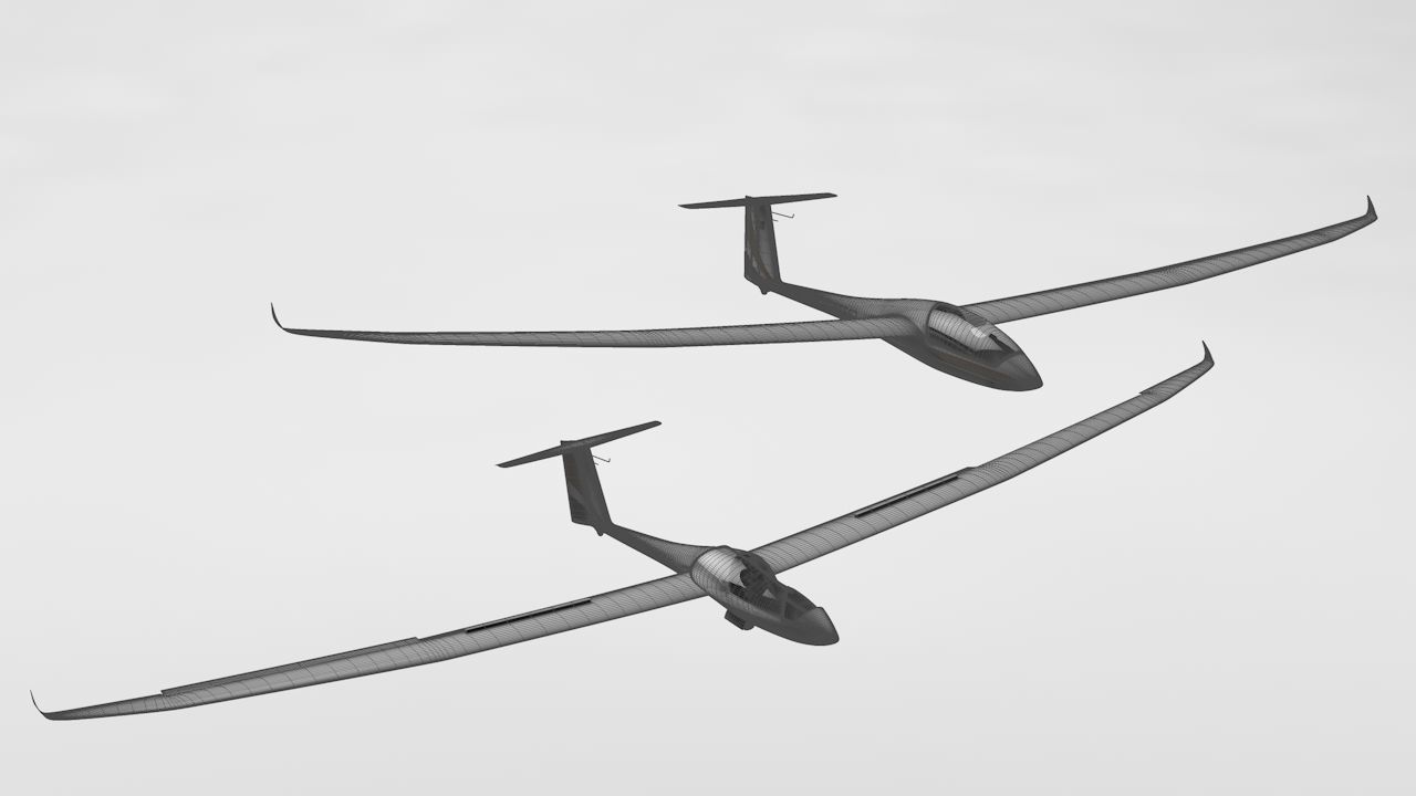 Discus Sailplane 3D model_28