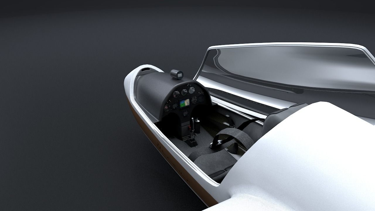 Discus Sailplane 3D model_8