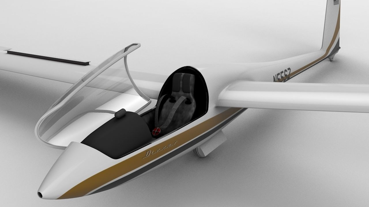 Discus Sailplane 3D model_16