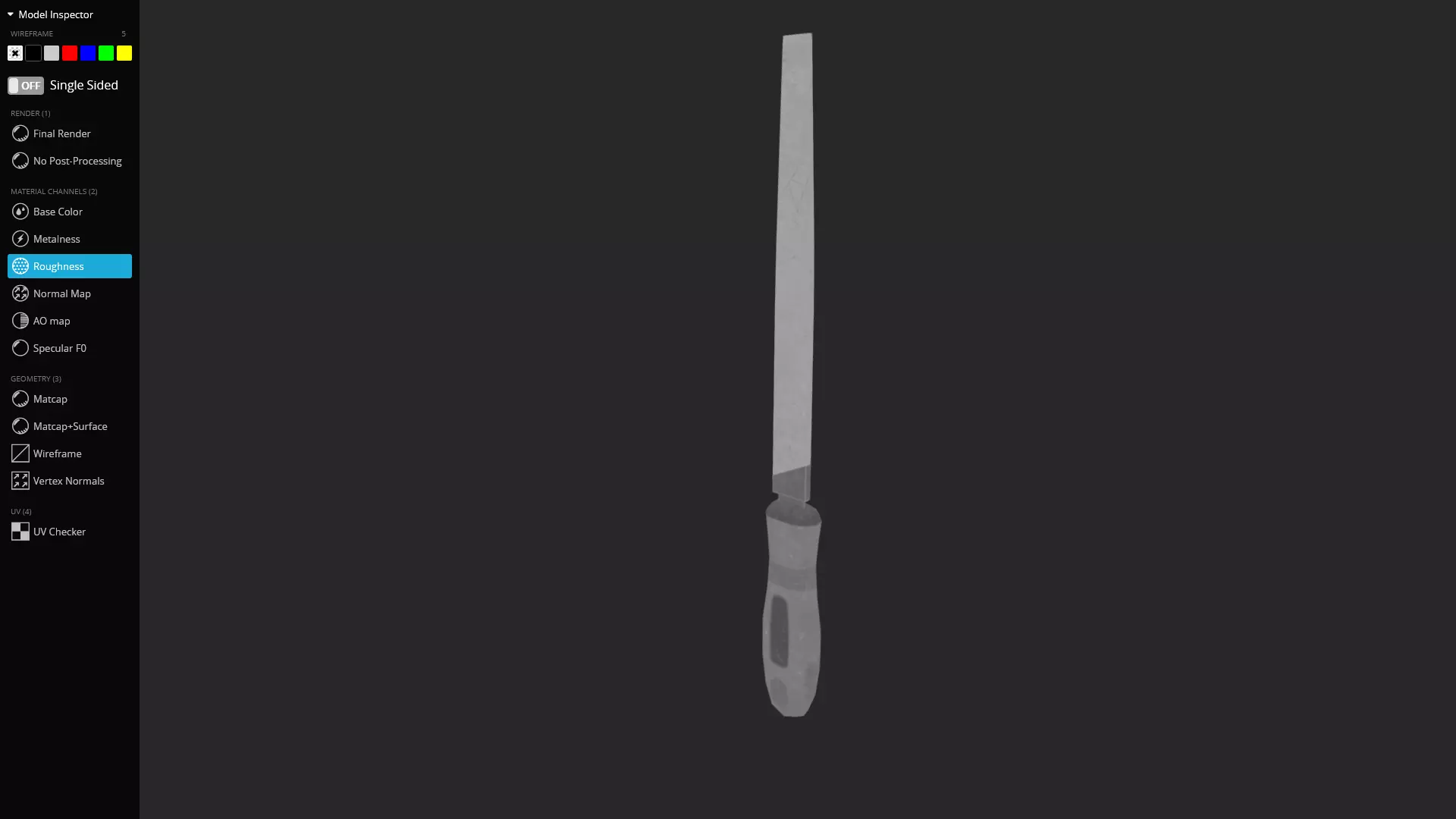 Square File 3D Model Low-poly 3D model_8