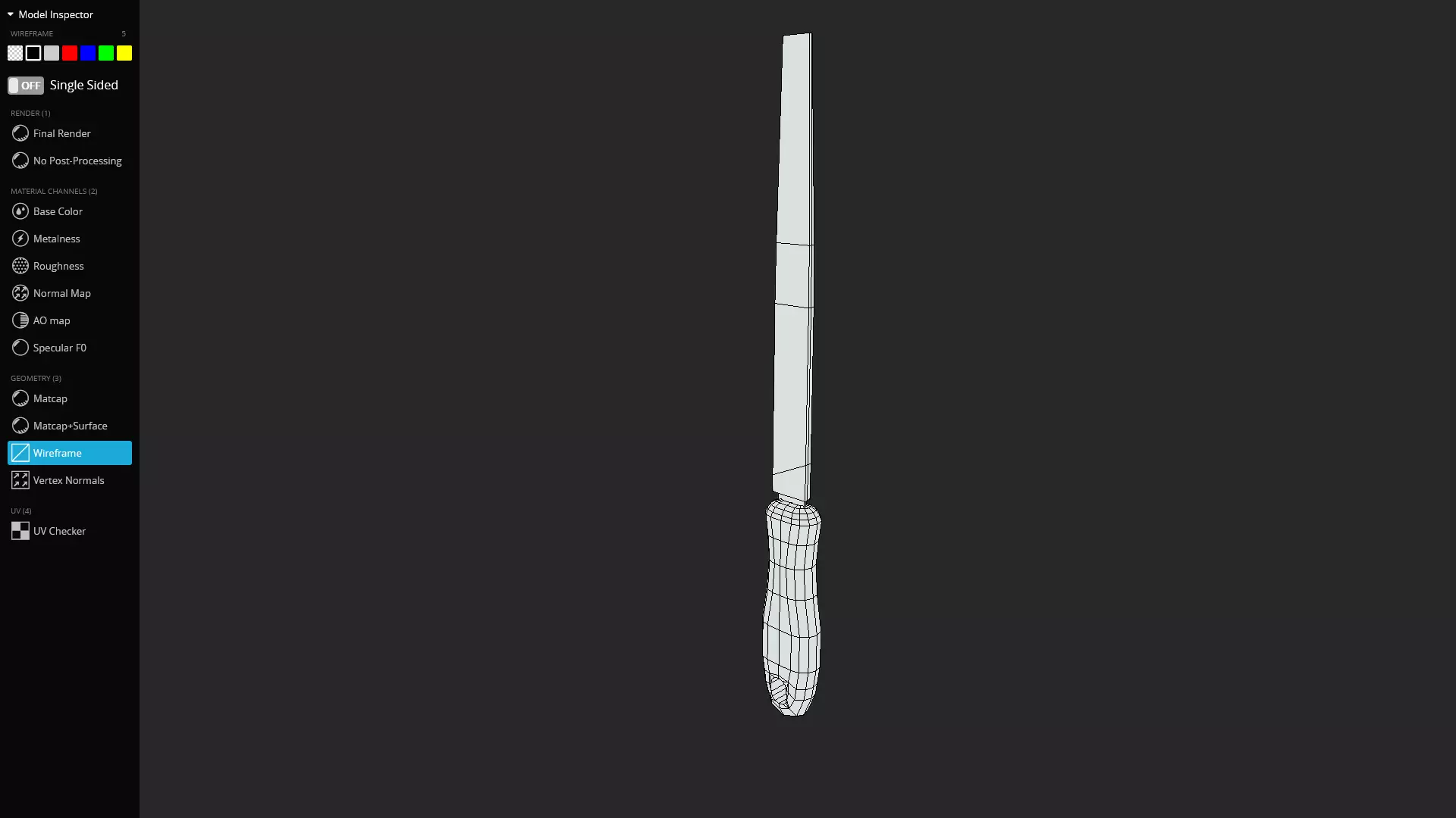 Square File 3D Model Low-poly 3D model_13