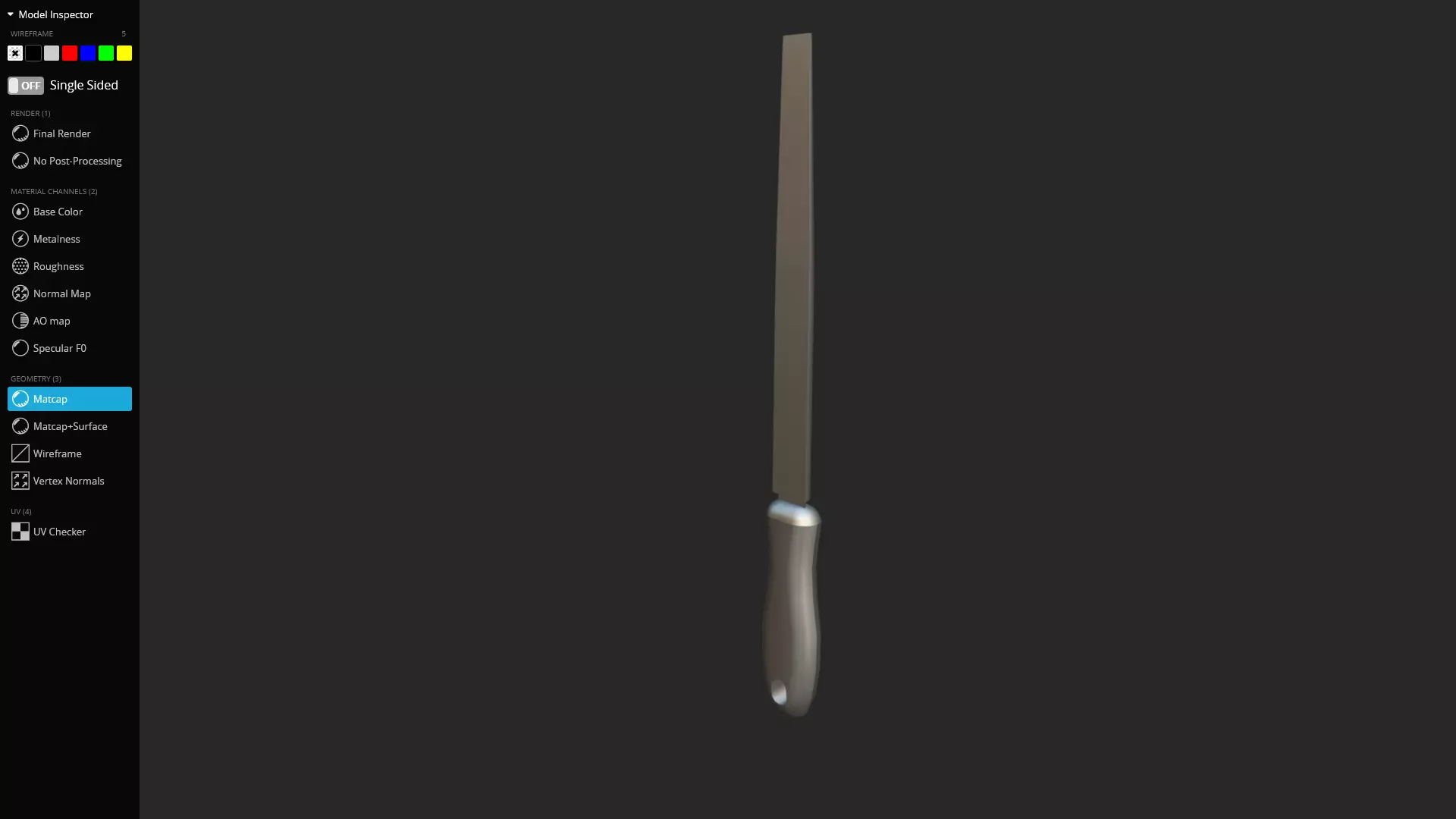 Square File 3D Model Low-poly 3D model_11