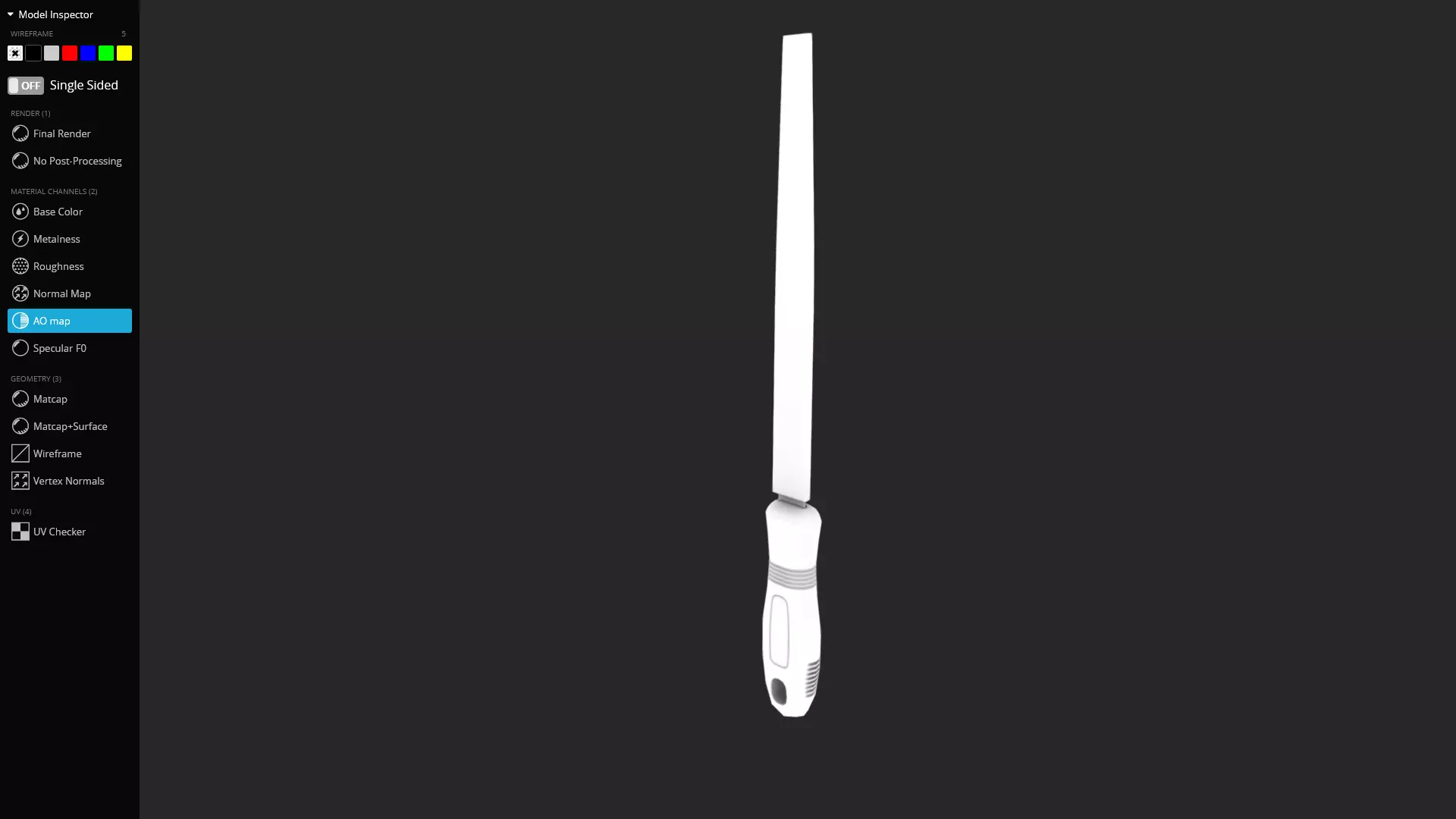 Square File 3D Model Low-poly 3D model_10