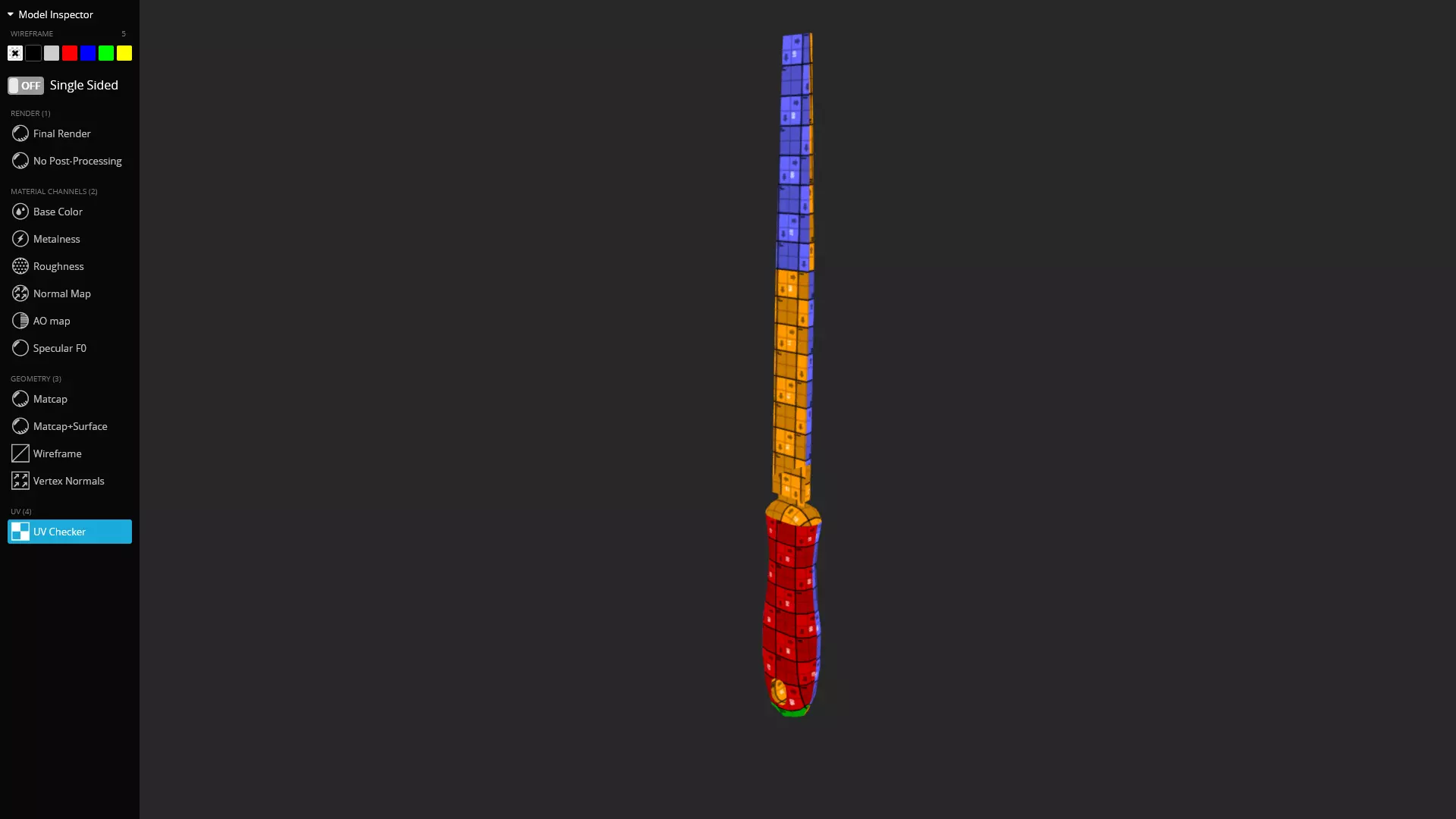 Square File 3D Model Low-poly 3D model_14