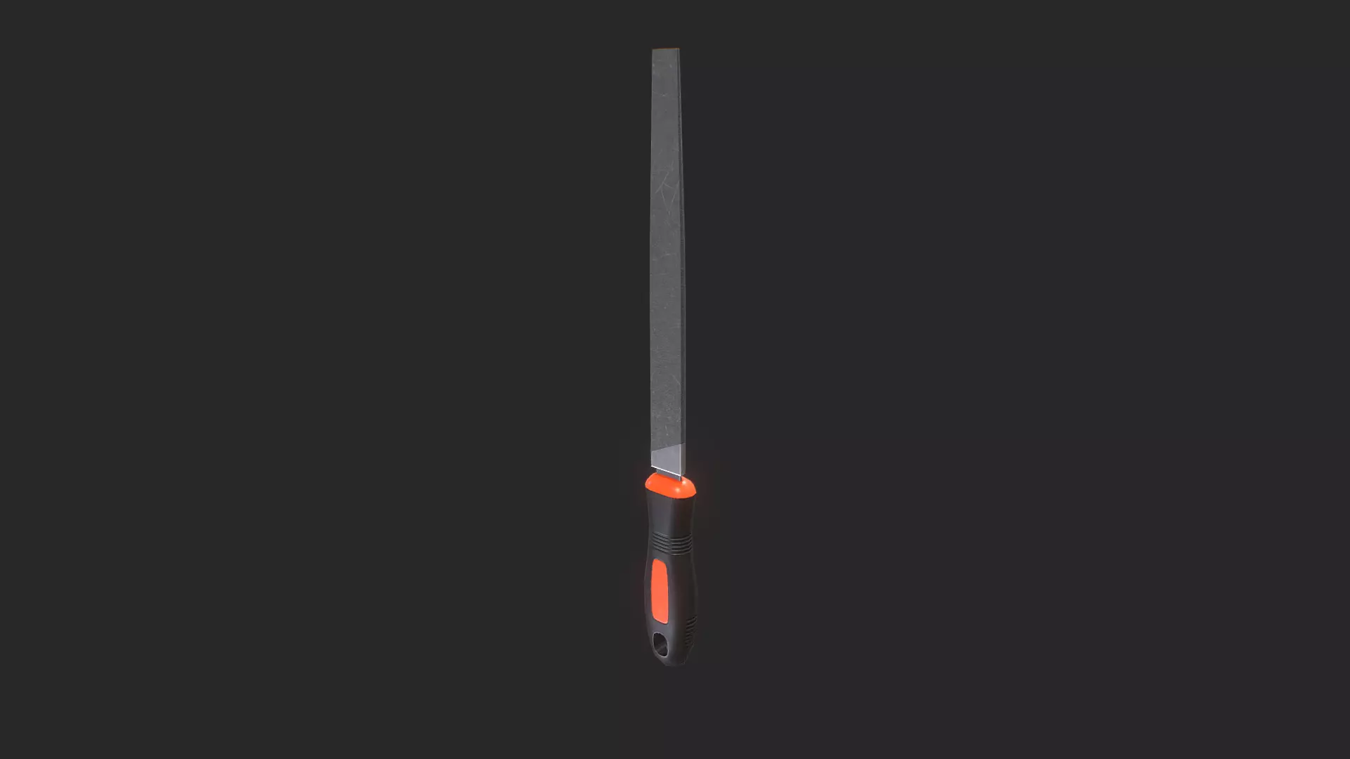 Square File 3D Model Low-poly 3D model_0