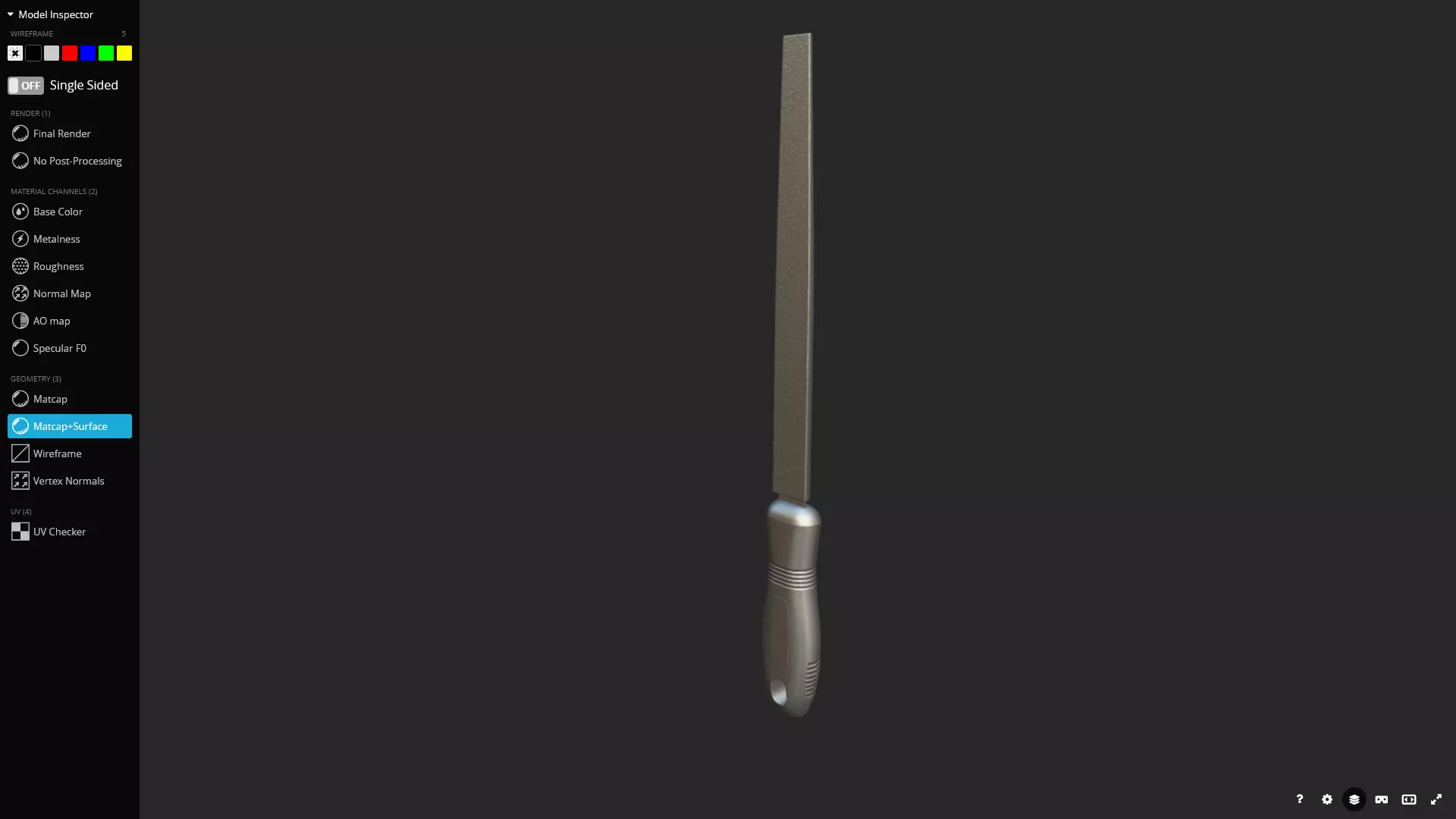 Square File 3D Model Low-poly 3D model_12