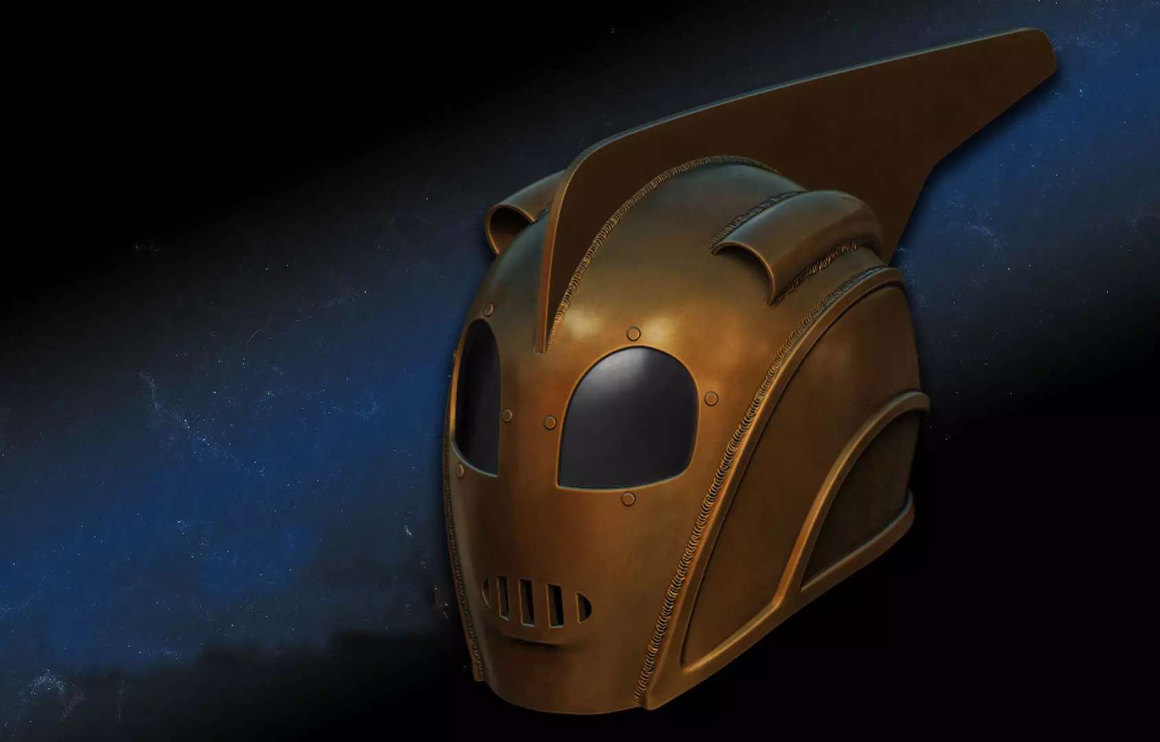 Rocketeer helmet 3D print model_0