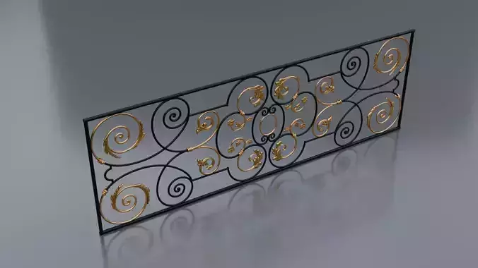 Iron fence