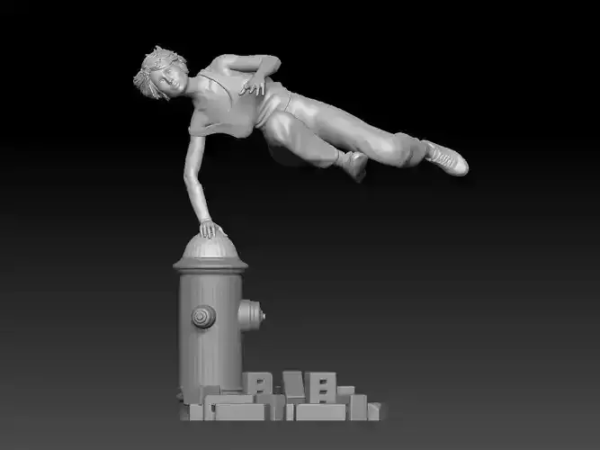best pose parkour girl 1