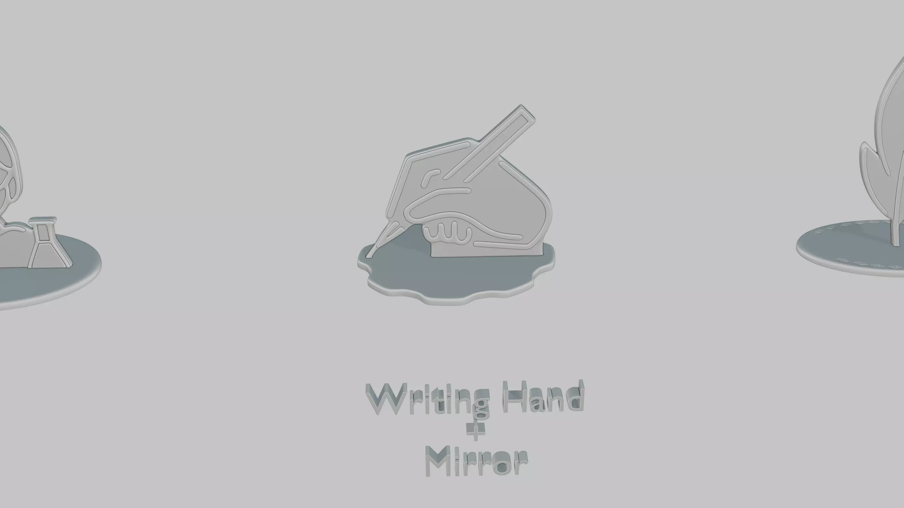 The Alchemists Lab Medium Pack Emoji Statues 3D print model_3