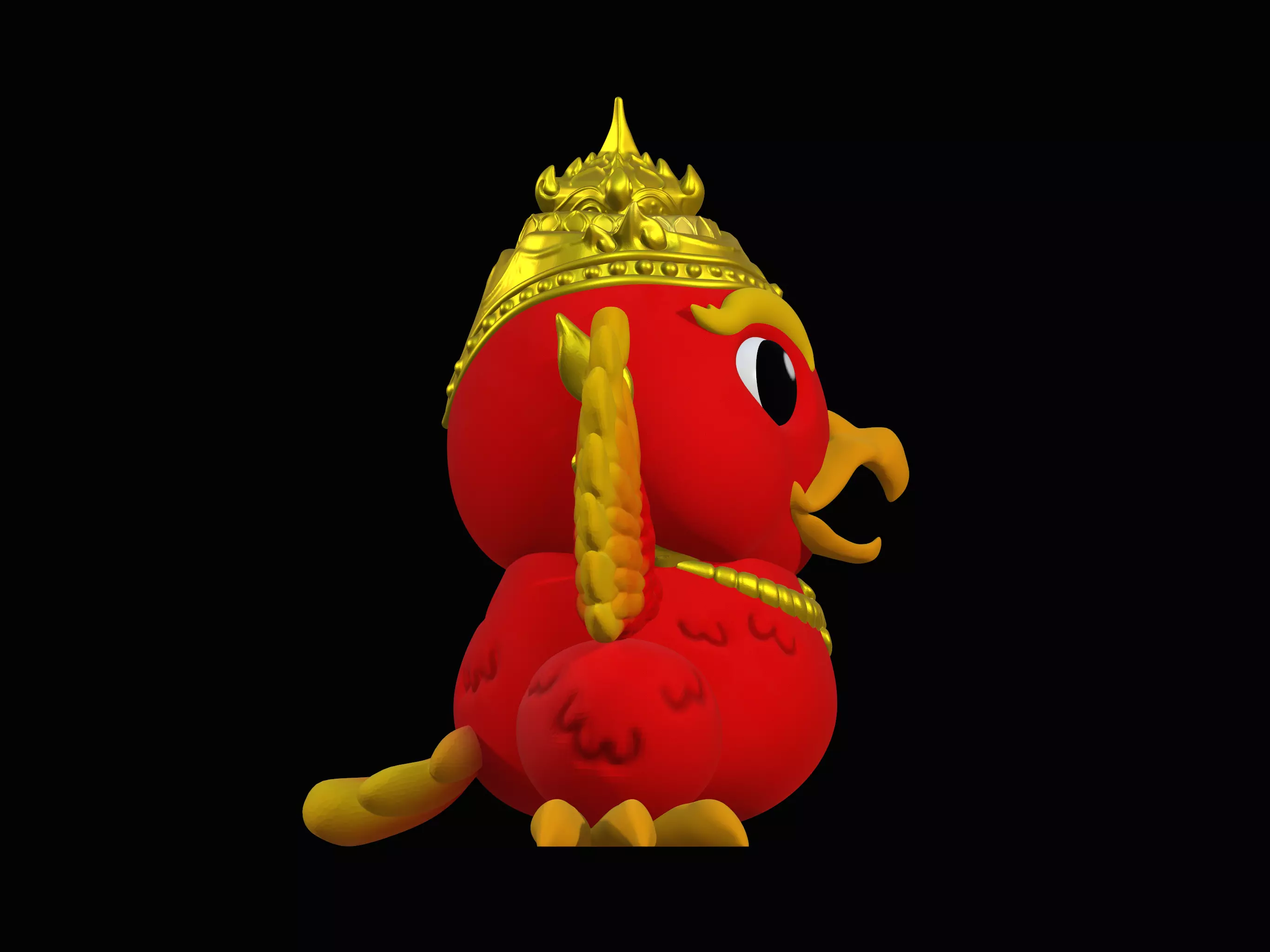 Garuda 3D print model_1