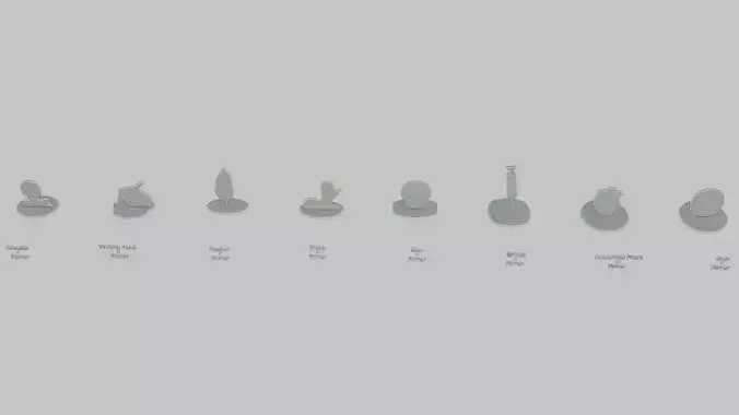 The Alchemists Lab Mini Pack Emoji Statues