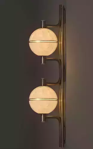 Illuminated Orbit Sconces 
