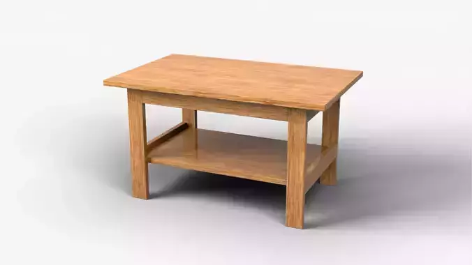 Coffee Table 02 - Bamboo Wood