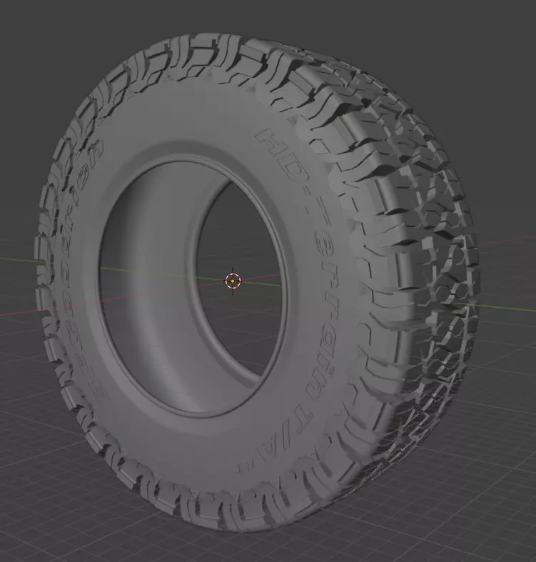 OFF-Road Tire 3D model_4