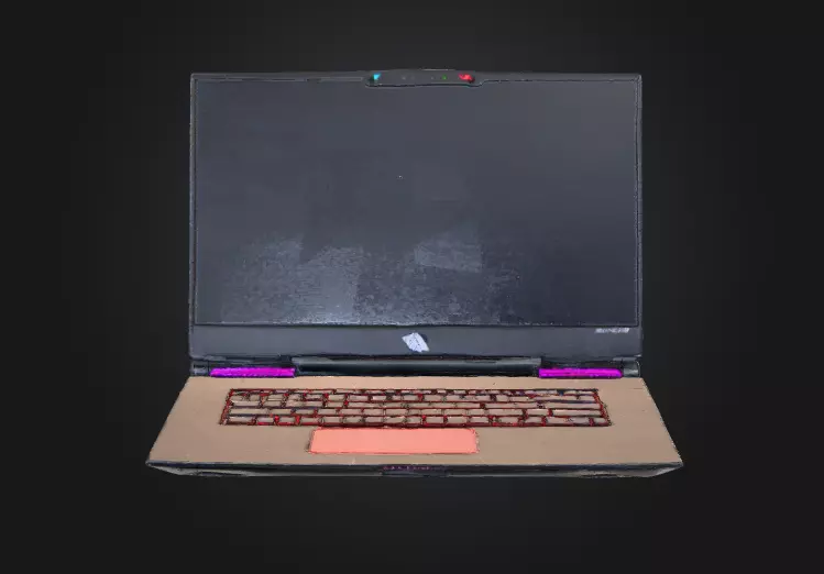 Gaming Laptop 3D Model 3D print model_0