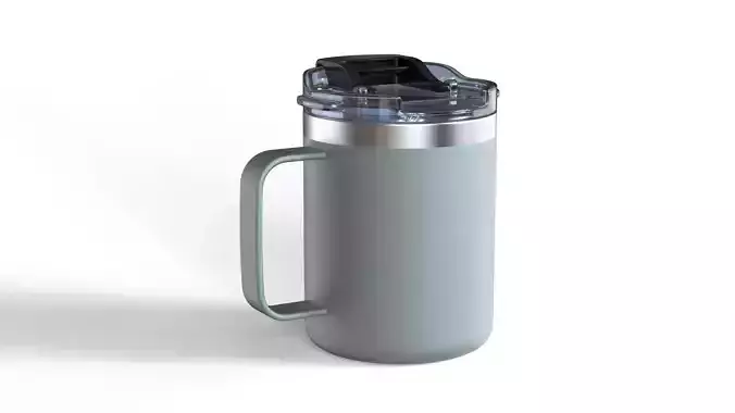 ALOUFEA Insulated Coffee Mug Cup 3D model