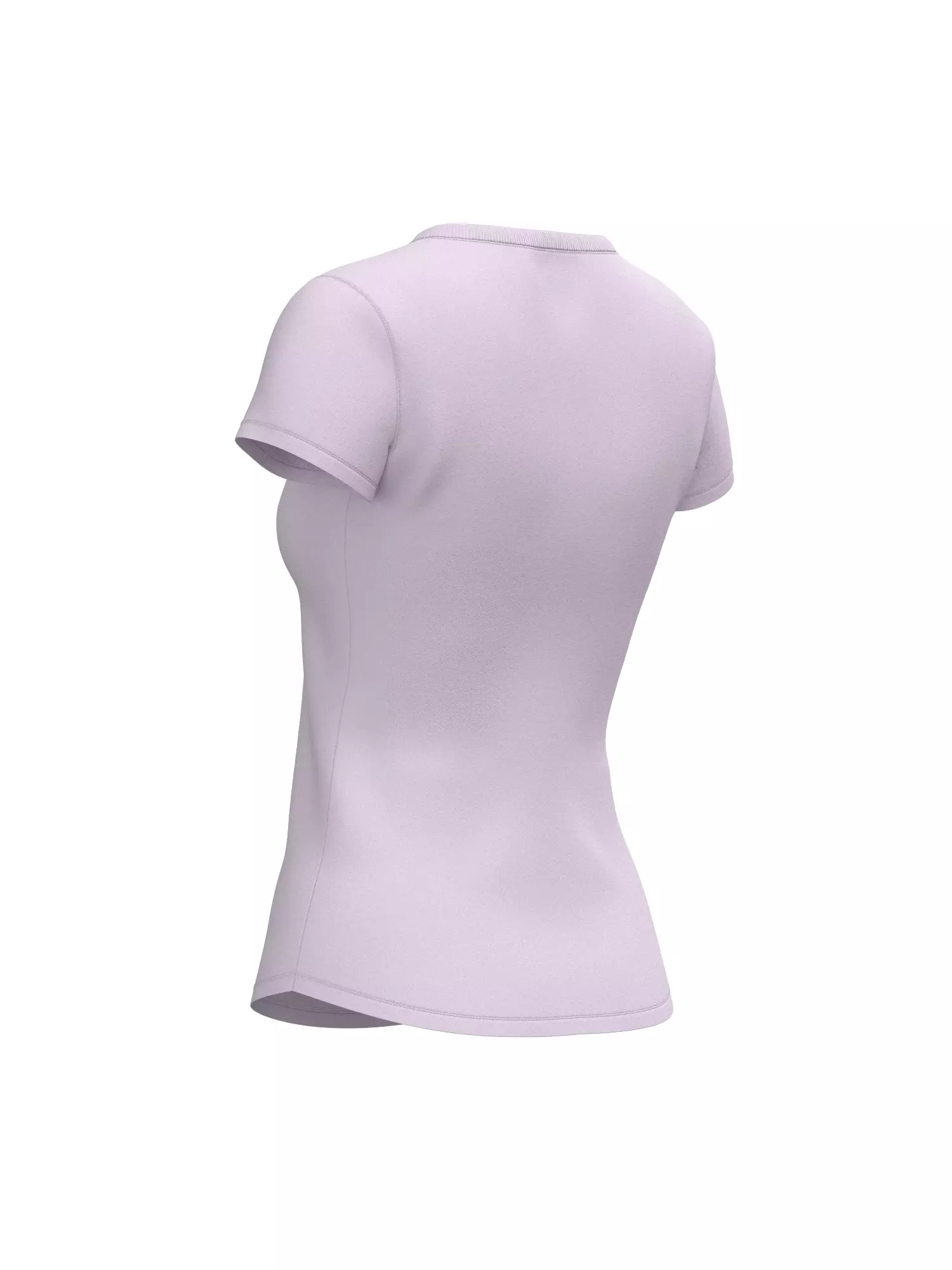 Female Tshirt 3D model_9