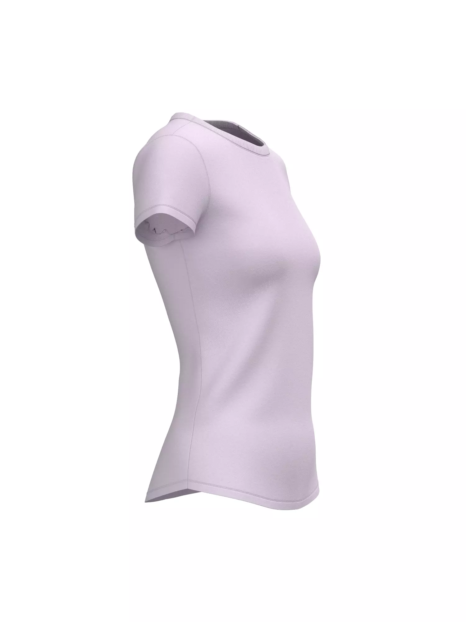 Female Tshirt 3D model_5
