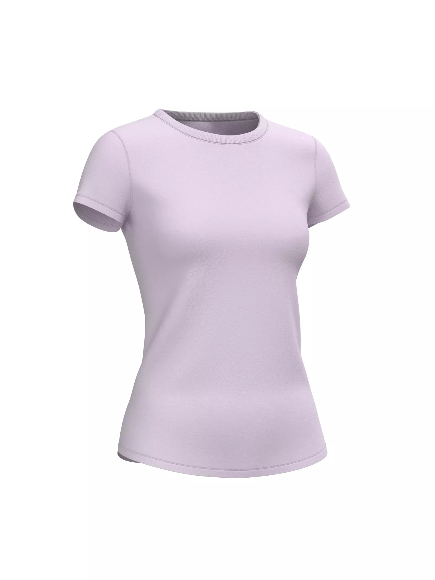 Female Tshirt 3D model_2