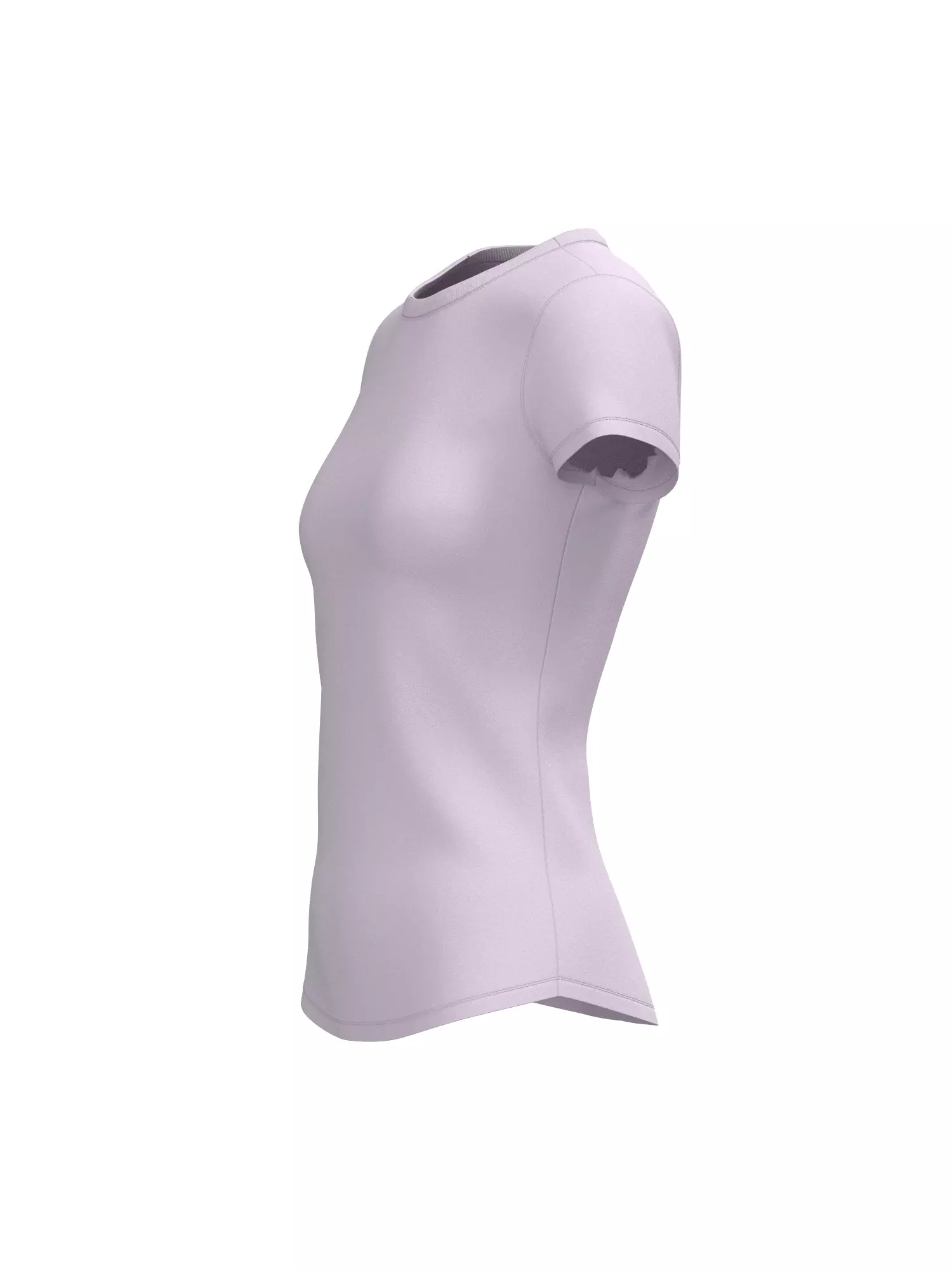 Female Tshirt 3D model_14