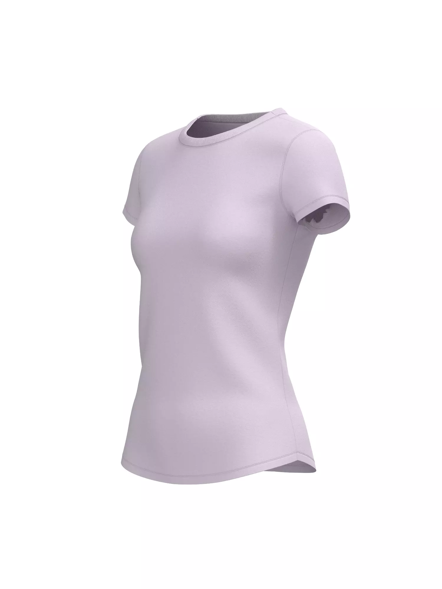 Female Tshirt 3D model_11