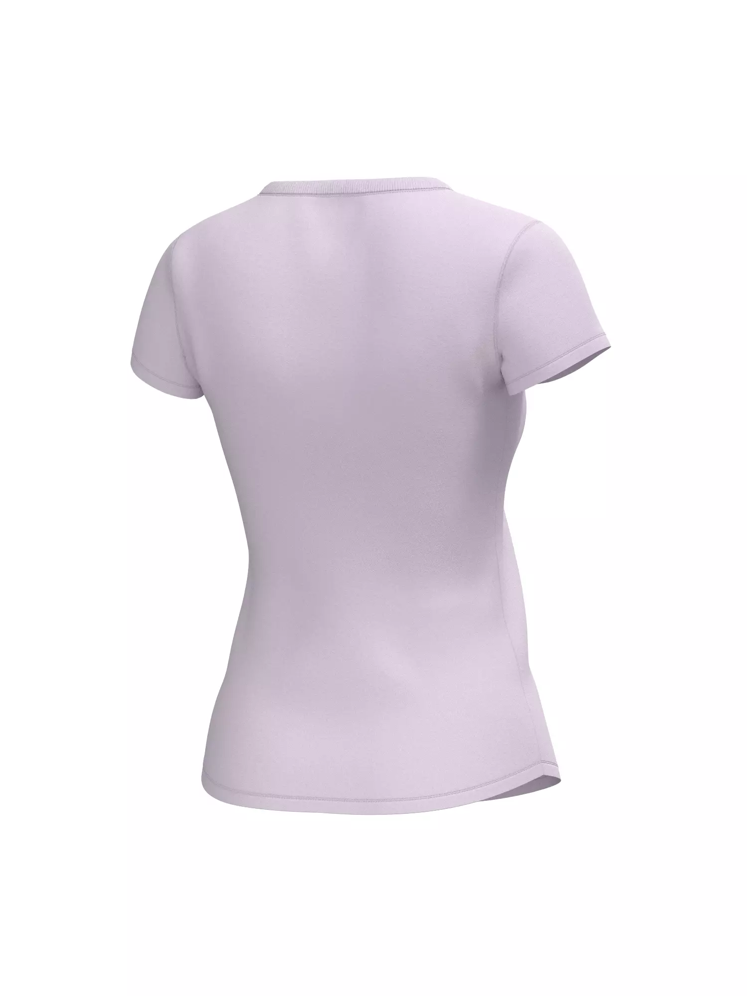 Female Tshirt 3D model_4